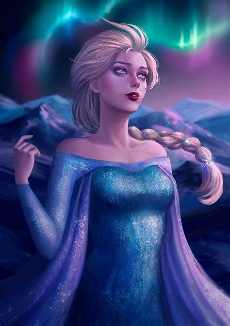 elsa fan art|elsa frozen fanart.